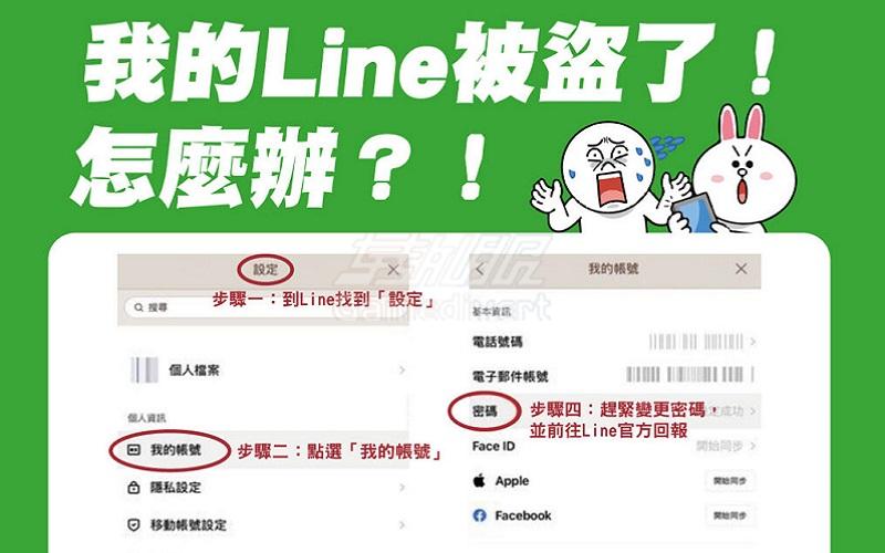 为什么LINE 帐号突然被删除退出？提示您的账号已在新设备登陆.jpg