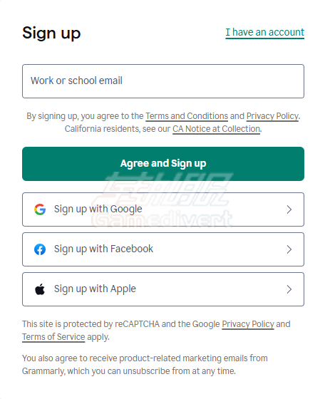 Grammarly注册.png