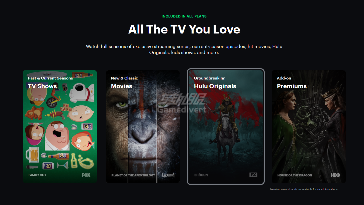 Hulu, 葫芦,美国流媒体, 国内怎么观看Hulu,国内如何使用Hulu,地域限制解除, Hulu观看2025最新方案, Hulu美区账号注册, Hulu礼品卡购买, Hulu如何下载,Hulu如何观看,Hulu会员账号购买,Hulu共享账号