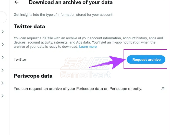 Twitter,推特,X,Twitter存档下载,推特数据备份,获取推文历史记录,推特账户数据导出,X平台数据存档,推特存档内容解析,推特存档常见问题,X怎么查看历史浏览记录,推特X首页,推特X账号购买,推特X官网,推特X如何访问