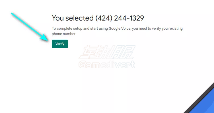 点击你想要的号码，再点击【Verify】。.png