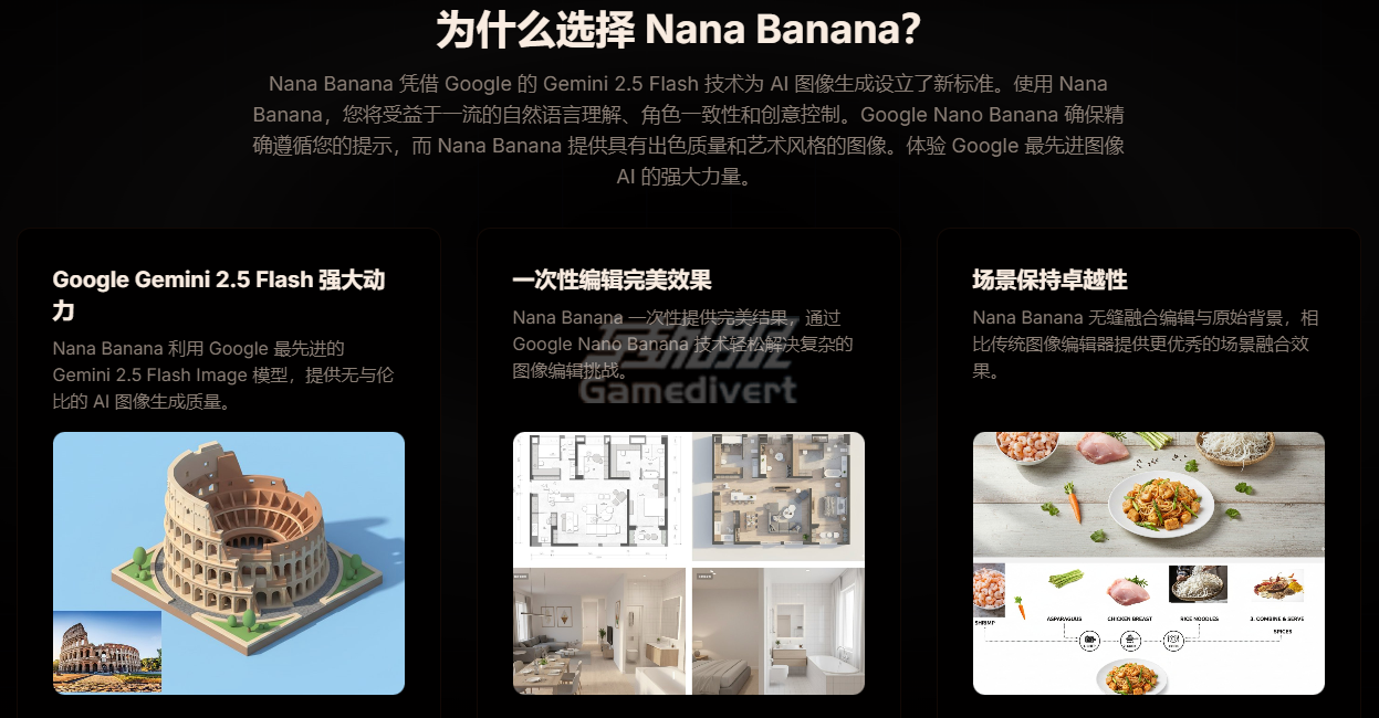 Nana Banana,Nano Banana,Google Gemini 2.5 Flash,AI 图像编辑,AI模型生成,Nana Banana会员订阅