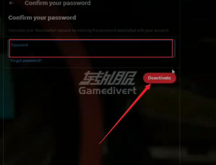输入密码确认 X,Twitter,推特,X账号注销教程, 永久删除Twitter账号, 如何注销X账号, 推特停用步骤, X账号注销风险, 购买X账号, Twitter陈号购买, 高权重X账号, X账号出售, 推特营销工具, X账号封号解决, 优质推特账号推荐, X海外推广