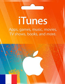 苹果iTunes礼品卡 苹果ID充值 App Store兑换码/点卡 (法国)