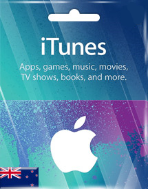 苹果iTunes礼品卡 苹果ID充值 App Store兑换码/点卡  (纽西兰)