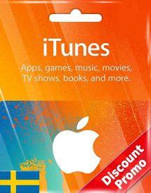 苹果iTunes礼品卡 苹果ID充值 App Store兑换码/点卡 (瑞典)